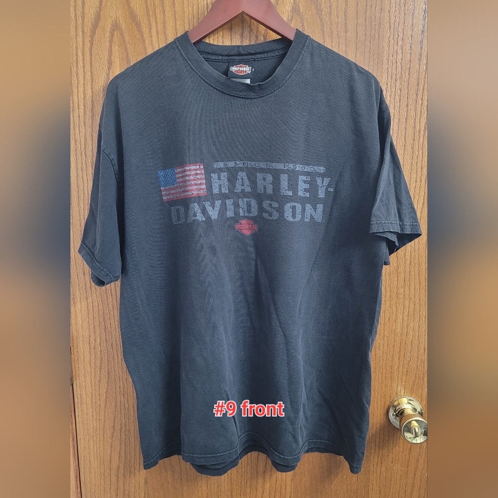 Genuine Harley-Davidson Black T-Shirt for Men XL